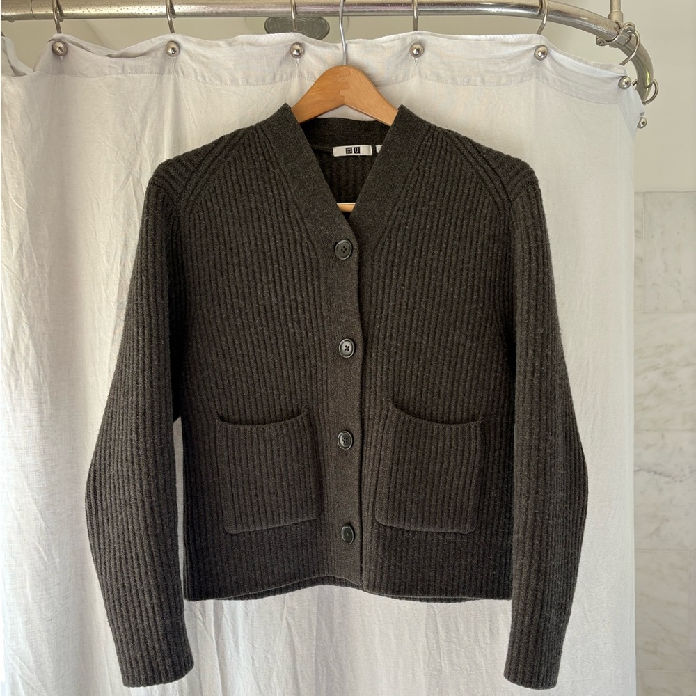 Uniqlo 100% Wool Cardigan